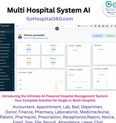GoHospital360 - Manage Hospitals, clinics, labs, and nursing homes from one smart platform