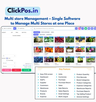 Multi store Management – Single Software to Manage Multi Stores at one Place