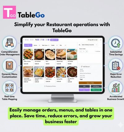 Restaurant operations with TableGo